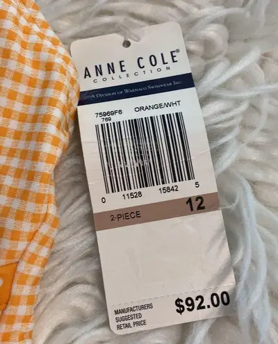 Anne cole  Collection Swim size 12 brand new with tag two piece (P1)