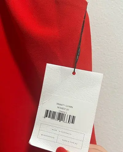 Nookie NEW NWT Trinity Maxi Gown In Cherry Red