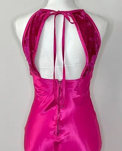 Vintage 90s Satin Pink Gown Size undefined