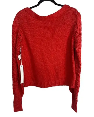 Merlette Somerset Puff Sleeve Sweater Size Small