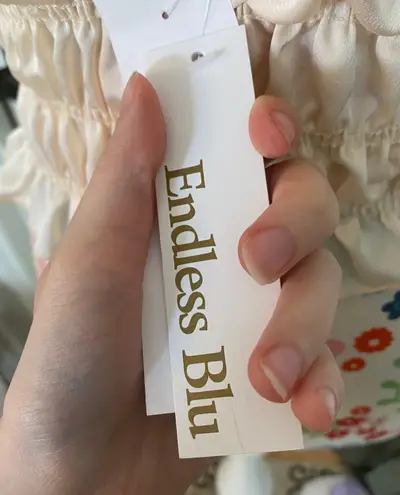 NWT Triple Smocked Tank Tan Size L