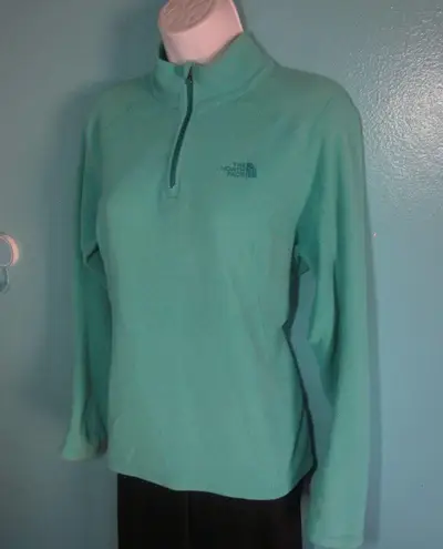 The North Face  Polartec Fleece Jacket Womens Size M Aqua Blue / Green