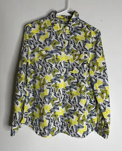 Charter Club  linen PP (2P)‎ Butterfly Button Down Shirt CP - Image 1