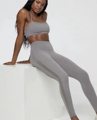 Vuori Hot Mesh Leggings Smoke Gray