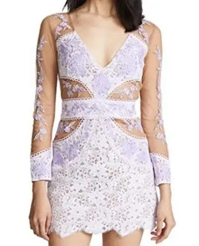 For Love Lemons Matador Tulle Dress in Lavender White 182 46 Off Retail From Clau