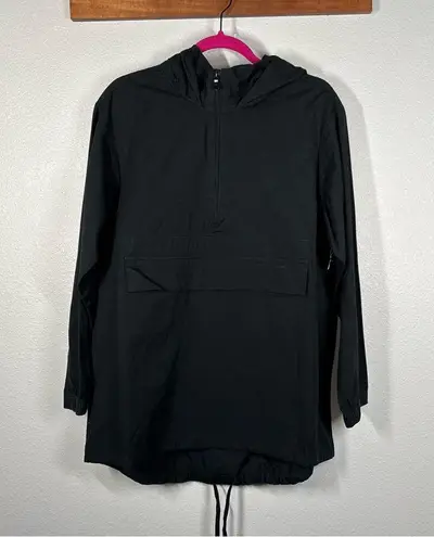 Aerie  Offline Black Quarter Zip Anorak Jacket Size Small Petite