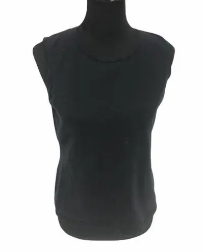 Josephine Chaus Tank Top Blouse Black Size Large