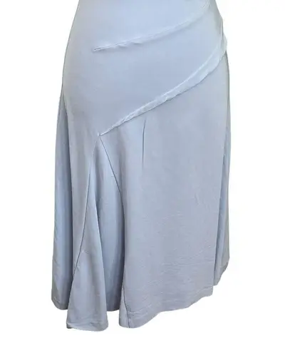 Reiss Paige Pleat Design Racerback Midi Dress Blue A Line Women’s Size 0