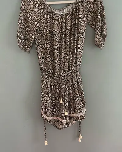 Faithfull the Brand  Off the Shoulder Boho Romper​