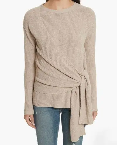 Brochu Walker Sweater Greys Wrap Sweater in Paloma Melange Sz XS EUC