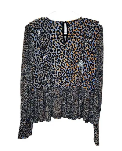Bl^nk London "Moira" Leopard Top (M) Size M