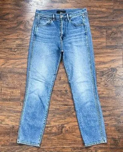 3x1  • W3 Straight Authentic Crop jeans high rise slim leg Celie medium wash