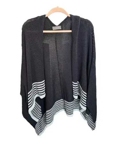 Wooden Ships by Paola Buendia Cotton Tatum Serape Wrap | Storm Blue | S/M