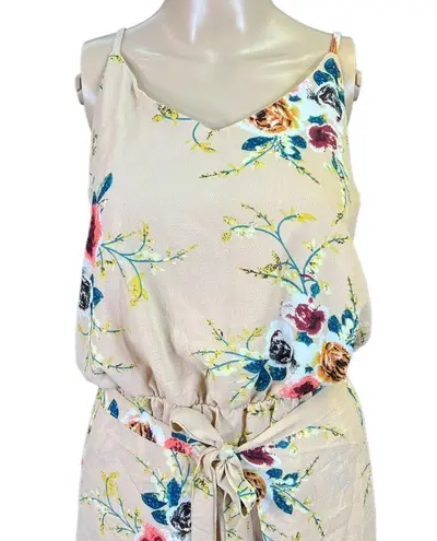 Grace Karin Womens Blouson Dress Sleeveless Floral Print Short Length Small