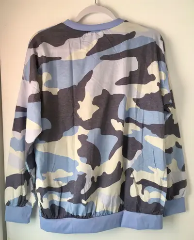 Blue Camo Shirt, XL