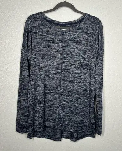 Lou & grey  Heathered Blue Long Sleeve Size Med