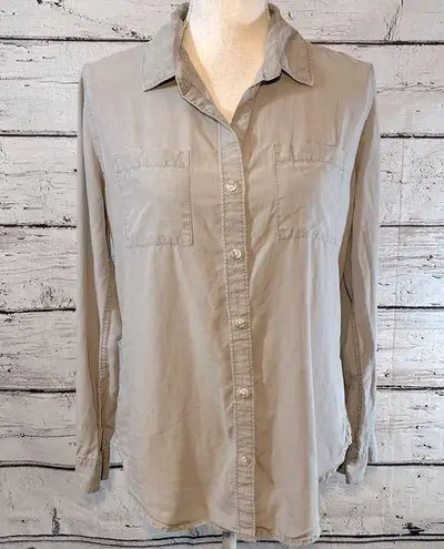 Thread and Supply  Button Down Shirt w Pockets Gray-Small