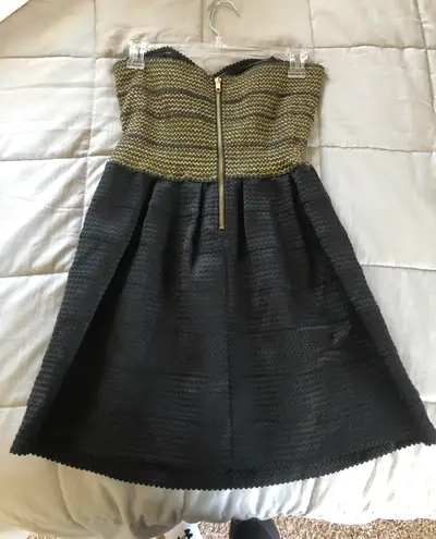 As You Wish Black and Gold Dress