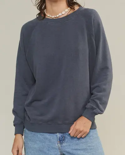 Jungmaven Hemp Sweatshirt organic cotton raglan bonfire unisex Gray (small)