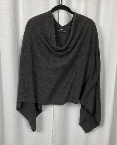 Barefoot Dreams Gray Cozychic Lite Ruana Poncho Sz.OS