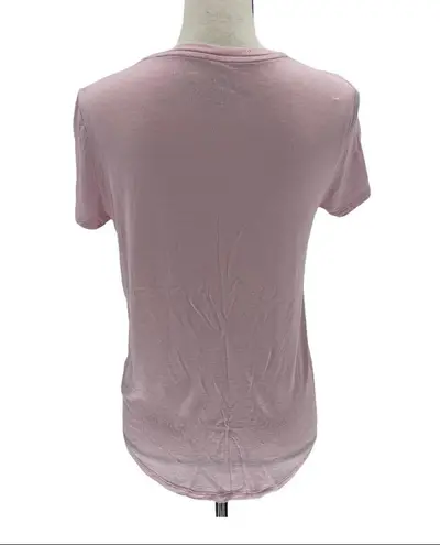 Aeropostale Aero Seriously Soft Perfect Crew Pink T-Shirt Sz M