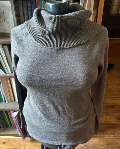 Smartwool gray cowl neck S cozy luxe pullover sweater
