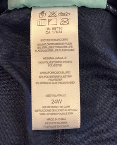 Beach House Swim Skort Hawaiian Hideaway Emma Pull On Swim Skirt Bottom 24W NWT Size undefined