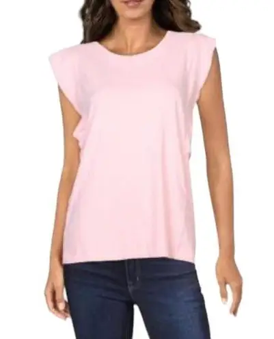 Sundry - NWOT Flutter Sleeve Tank Crochet Trim Lavender Sz 0/XS