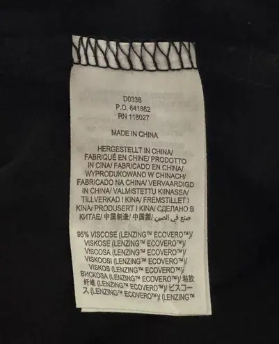 Boden Dress Women 16/18 Long Black Jersey Midi Dress Modest Minimalist Lagenlook