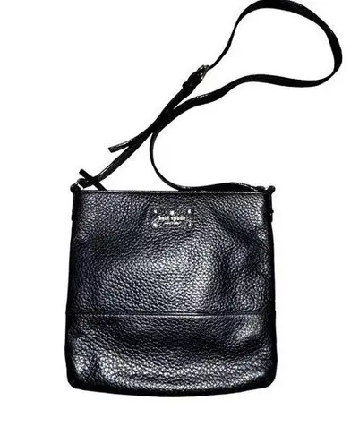 Kate Spade  Black Leather Bay Street Cora Crossbody Bag