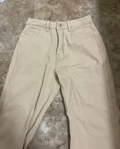 khaki jeans Tan