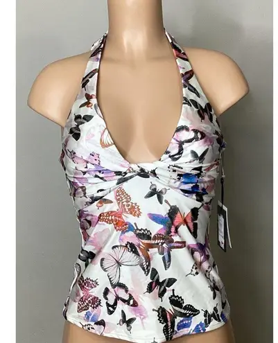 DKNY New.  butterfly tankini top. Retails $88