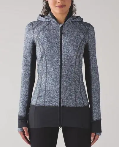 Lululemon  Daily Practice Zip Up Hoodie Jacket Rio Mist Size 4