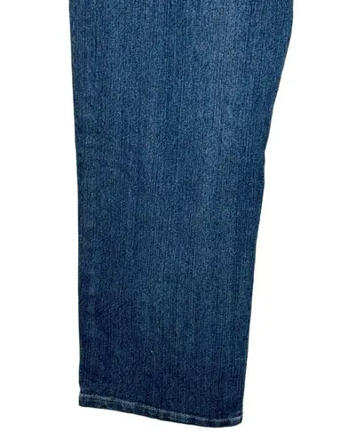 Liz Claiborne  Women's Jeans Straight Leg Fit Stretch Denim Mid-Rise Size 14R