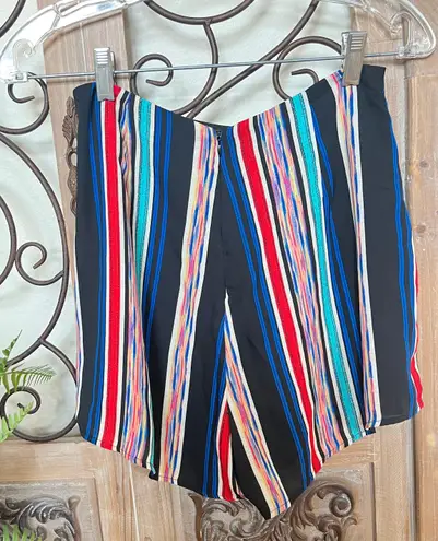 Nordstrom Lush Bright Striped Shorts 