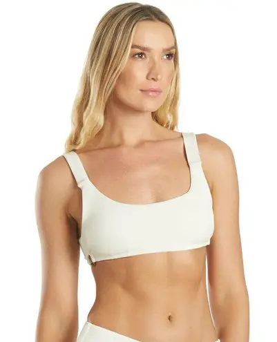 Quint Soul NWT Malibu High Rise Ivory/White Ribbed Bikini Set - S/M