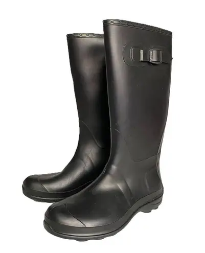 Kamik EUC Olivia Waterproof Rubber Rain Round Toe Boots Sz 8 (run small)