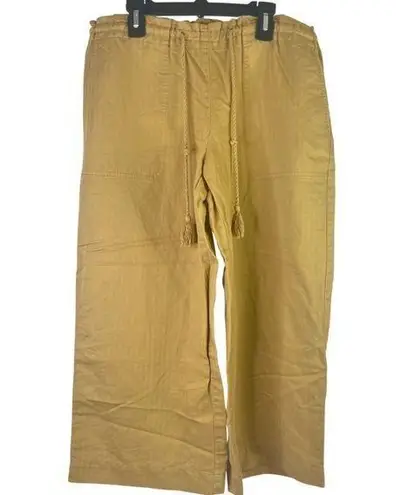 Ralph Lauren Lauren Ralph‎ Lauren Linen Blend Drawstring Pants Women's Size Medium