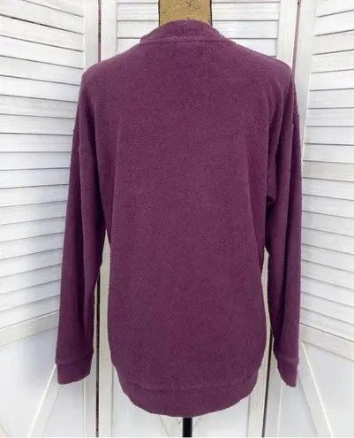 PINK - Victoria's Secret Pink by Victoria’s Secret Terrycloth Pullover Tunic Sweatshirt Maroon XS