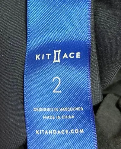 Kit and Ace Women's Blue Sleeveless Cutout Bow Tie Back Maxi A