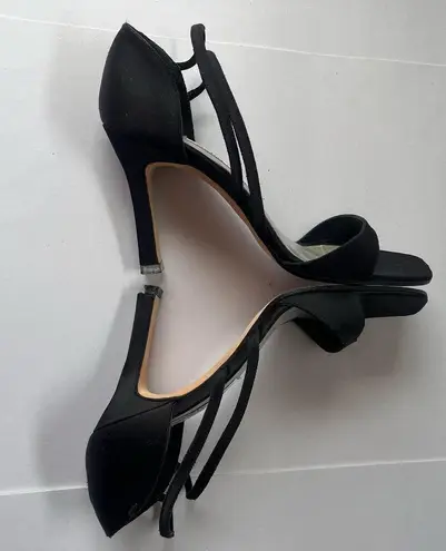 SACHA London Stappy Heel Womens Sandals Shoes Size 7B Black Stiletto WhimsiGoth