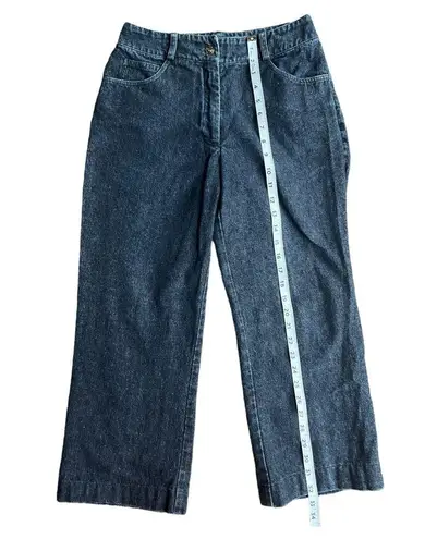 St. John Vintage  Sport Demin Mom Jeans Dark Blue Straight Leg Size 8