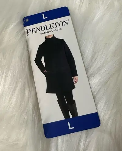 Pendleton Campbell Wool Coat Striped Water Resistant Windblocking Navy L NWOT