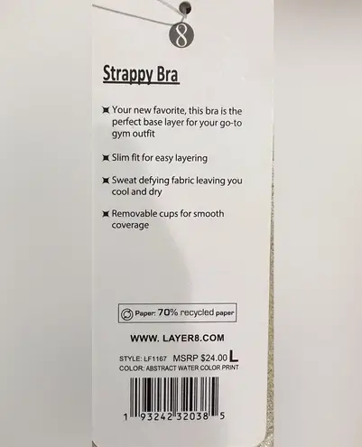 Layer 8 Sports Bra NWT
