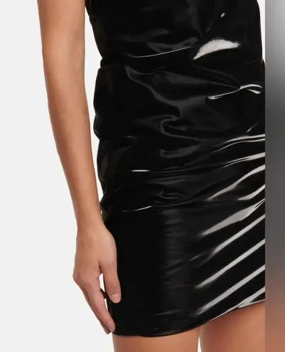 RTA Isabella vinyl minidress size Large Black