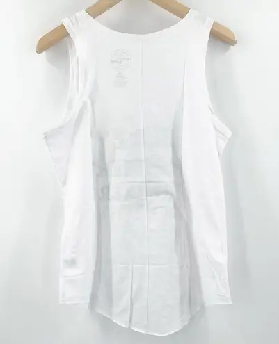 Project Karma Tank Size Medium Crazy Mother Trucker White Black Country Western