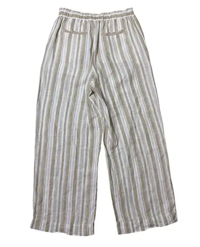 Faherty Monterey 100% Linen Elastic Waist Wide