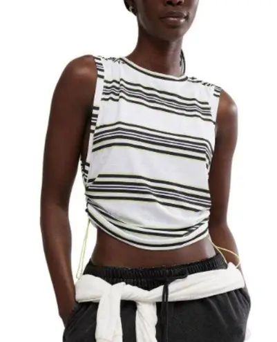 Free People Movement NWT Free People FP Movement Sport Mode Print Muscle Top, Black Combo | Medium