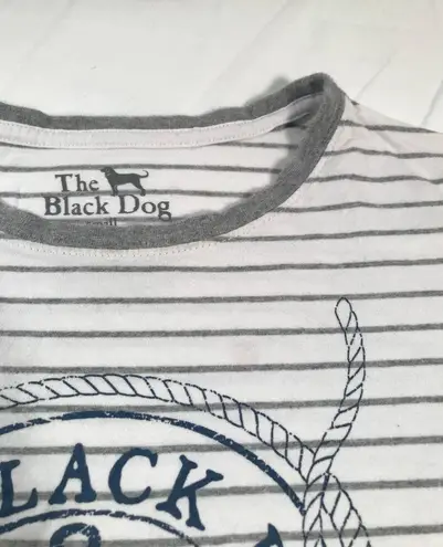 The Black Dog Striped Shirt Womens Sz Small