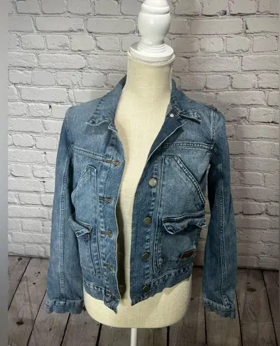 Roxy  denim trucker jean jacket size xs